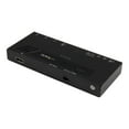 thumbnail image 1 of StarTech.com 4 Port HDMI Switch - 4K with Fast Switching, Auto-Sensing & Serial Control - Automatic 4x1 HDMI Video Switcher Box (VS421HD4KA) - Video/audio switch - 4 x HDMI - desktop, 1 of 4