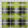 thumbnail image 4 of oneOone Viscose Chiffon Light Green Fabric Tartan Quilting Supplies Print Sewing Fabric By The Yard 42 Inch Wide, 4 of 4