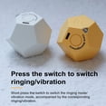 thumbnail image 4 of Homelife Multi Cube Timer Portable 1/3/5/10/15/20/25/30/45/60/90 Minutes Setting Rotating Timer Vibration Reminder Modes Study Cook Exercise Clock, 4 of 13