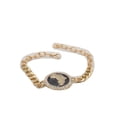 thumbnail image 5 of Women Gold Metal Chain Boot Bracelet Shoe Africa Continent Charm, 5 of 17