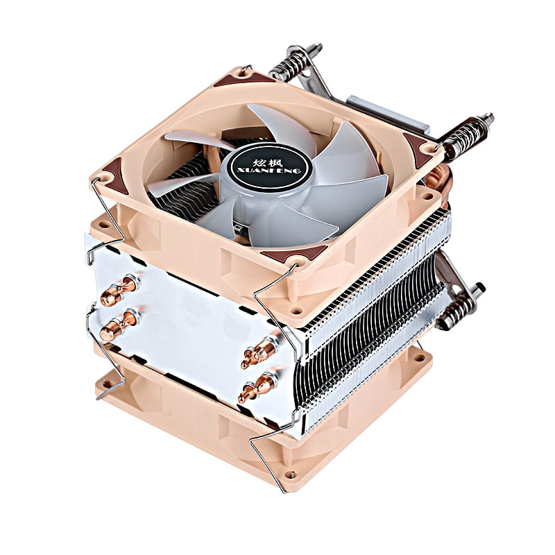 Computer Radiator 4 Heat Pipe Air-cooled CPU Cooling Fan Efficient Cooler Suitable For Installing LGA2011 2066 E3 E5 X79 X99