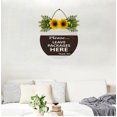 thumbnail image 3 of Yjiankangz Round 12 Inch Please Leave Packages Here Thank You Wood Sign Decor Farmhouse Wall Hanging Signs Decoration Funny Housewarming Gifts Wall Art, 3 of 7