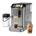 thumbnail image 1 of Yiwa Touch Screen Automatic Espresso Machine, Built-In Grinder, Drip Coffee Maker with 750ml Milk Container, For Dairy & Non-Dairy Drinks, 1 of 8