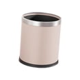 thumbnail image 1 of Open Top Trash Can Large Capacity Waste Can for Farmhouse Dining Room Dorm Cream Pink, 1 of 8