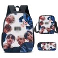 thumbnail image 1 of Primary And Secondary School Students Animation Backpack, Youth Schoolbag Three-piece Set-SinKeeU, 1 of 4