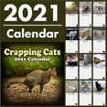 thumbnail image 3 of Calendario De Gatos 2021 Calendario Divertido De Gatos Decoración Interesante Para El Dormitorio De La Sala De Estar Yuarrent HA015654-00, 3 of 7