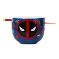 thumbnail image 1 of Set de vajilla Ramen Silver Buffalo Marvel Deadpool Iconography, 1 of 8