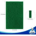 thumbnail image 2 of MR.SIGA Heavy Duty Scouring Pads, Household Scrubber for Kitchen, Sink, Dish, 24-Pack, 3.9 x 5.9 inch (10 x 15 cm), Green, 2 of 7