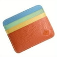 thumbnail image 2 of Minimalist Credit Card Holder Anti-theft Leather Wallet, Slim Front Pocket Wallet, 2 of 6