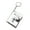 Clear, variant on SPRING PARK Mini Holy Bible Keyring Silver Bag Purse Keychain Charms Pendant