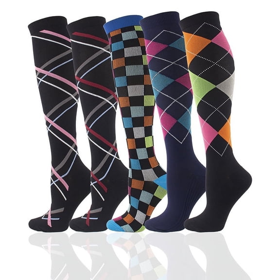 Medical Compression Socks for Women & Men, Support Knee High Socks for Running,Nurses,Travel