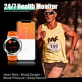 thumbnail image 5 of EIGIIS Military Smart Watch for Men 1.32" Outdoor Tactical Sports Smartwatch with Heart Rate Blood Pressure Sleep Monitor Multi strap combination Compatible iPhone Samsung, 5 of 9
