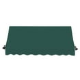 thumbnail image 3 of Awntech 8.38 Ft Charleston Sloped Fixed Awning with Scrolled Iron Arms (100.5in x 24in x 24in), Forest, 3 of 3