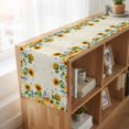 thumbnail image 6 of Table Runners 90 Inches Long Dress Scarves, Sunflowers Farmhouse Coffee/Dining/Kitchen Table Runner for Living Room, Floral Green Leaves Bees Watercolor 13x90 Inch, 6 of 9