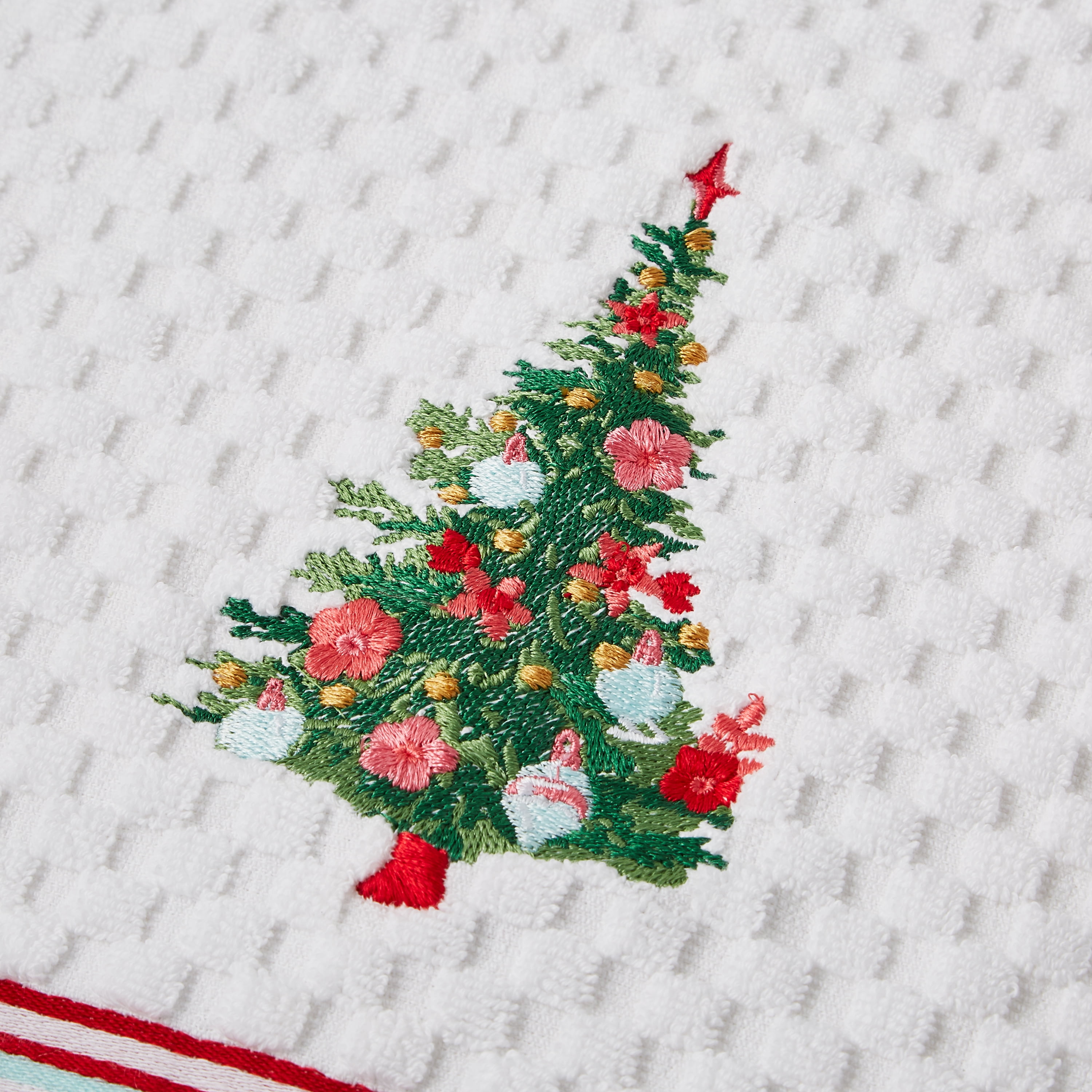 The Pioneer Woman Holiday Tree 4-Piece Bath & Hand Towel Set