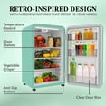 thumbnail image 4 of Crosley Classic Series 3.2 Cuft 1-Door Compact Refrigerator, Retro Mint Green, 4 of 6