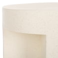 thumbnail image 3 of Safavieh Aldrich Modern Magnesium Oxide Round End Table, White, 3 of 8