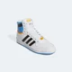 thumbnail image 1 of Adi - das Originals Top Ten Hi 80s Athletic Sneakers White Blue FZ5887 Mens Size 5, 1 of 4