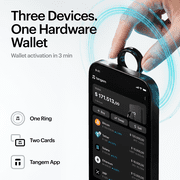 Tangem Ring Size 9 (الولايات المتحدة) - محفظة تشفير آمنة - تخزين بارد موثوق به لعملات Bitcoin وEthereum وNFTs والمزيد من العملات المعدنية - محفظة أجهزة غير متصلة بالإنترنت بنسبة 100%