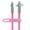 Pink, variant on HyperGear USB-C to USB-C Fast Charge and Sync Chunky180° Rugged Cable, 12 Ft., Black