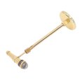 thumbnail image 4 of Miniature Microphone, Microphone Decoration Mini Replica Model Copper With Storage Box For Home Decoration For Music Lovers Gold, 4 of 8