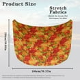 thumbnail image 7 of Uorisanigo Car Hood Cover Maple Leaf Print Car Bonnet Banner Decorations Elastic Polyester Automotive Exterior Accessories for Most Sedans SUV Trucks Pickup, 7 of 7