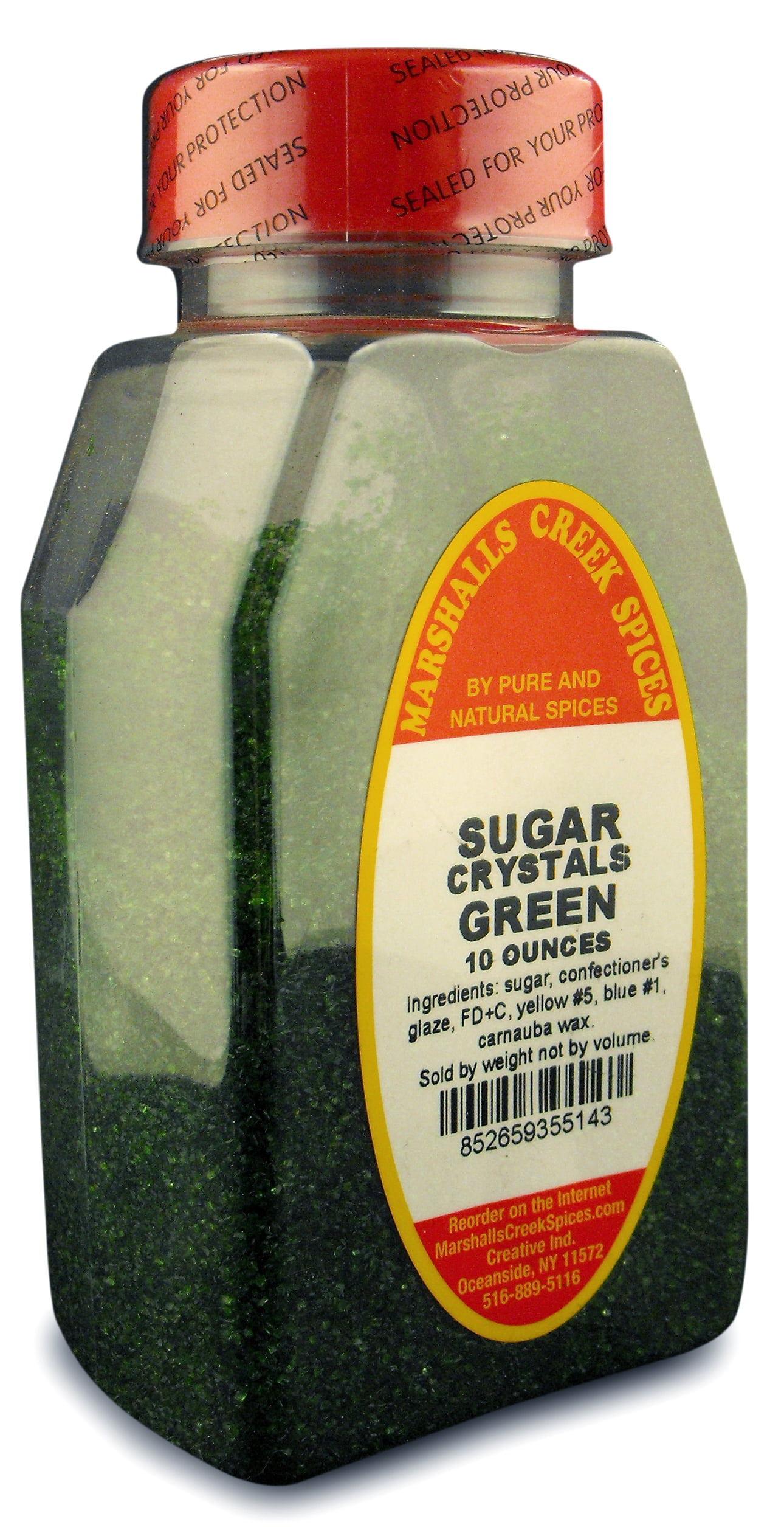 Marshalls Creek Spices SUGAR CRYSTALS GREEN