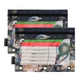 thumbnail image 2 of 2 Pack Flip Folders with Clear PVC Window Binder Pouches 3-Ring Binder Organizer for Office & Home Watercolor Vintage Blue Bird, 2 of 6
