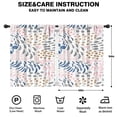 thumbnail image 2 of Blackout Kids Curtains,Multicolor Abstract Floral and Leaf Pattern Childrens Insulated Curtains Set Of 2,Bedroom Essentials,Toddler Room Decor 42x54in(106x137cm), 2 of 5