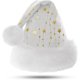 thumbnail image 1 of Gorro de Papá Noel para adultos, gorro navideño mullido con estrellas doradas, gorro navideño grande y cálido para hombres y mujeres, 1 of 3