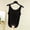 Black, variant on Women Pajama Tops Solid Crew Neck Sleeveless Loose Soft Layering Casual Tank Sleep Top