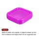 thumbnail image 4 of Uxcell Almohadilla Magnética para Alfileres Cuadrada, Caja de Almacenamiento de Alfileres de Plástico, Rosa Roja, 4 of 5