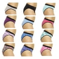 thumbnail image 3 of Just Intimates Cotton Panties / Bikini Underwear (Pack of 12) (9 - XXL), 3 of 4