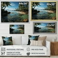 thumbnail image 4 of Designart "Seashore Tropical Haven" Nautical & Beach Wall Art Living Room, 4 of 5