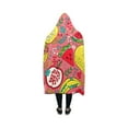 thumbnail image 2 of HATIART Couverture à Capuche de Fruits Couverture Portable Confortable à Capuche Jeter Wrap 40x50 Pouces, 2 of 3