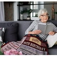 thumbnail image 3 of 60th Birthday Gifts for Women - 60th Birthday Gift Ideas Blanket 60"X50" - Gifts Ideas for 60th Birthday - Birthday Gifts for 60 Year Old Woman - 60th Birthday Party Decor Gifts for Mom Wife, 3 of 6