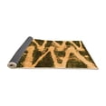 thumbnail image 2 of Ahgly Company Indoor Rectangle Abstract Orange Modern Area Rugs, 5' x 8', 2 of 4