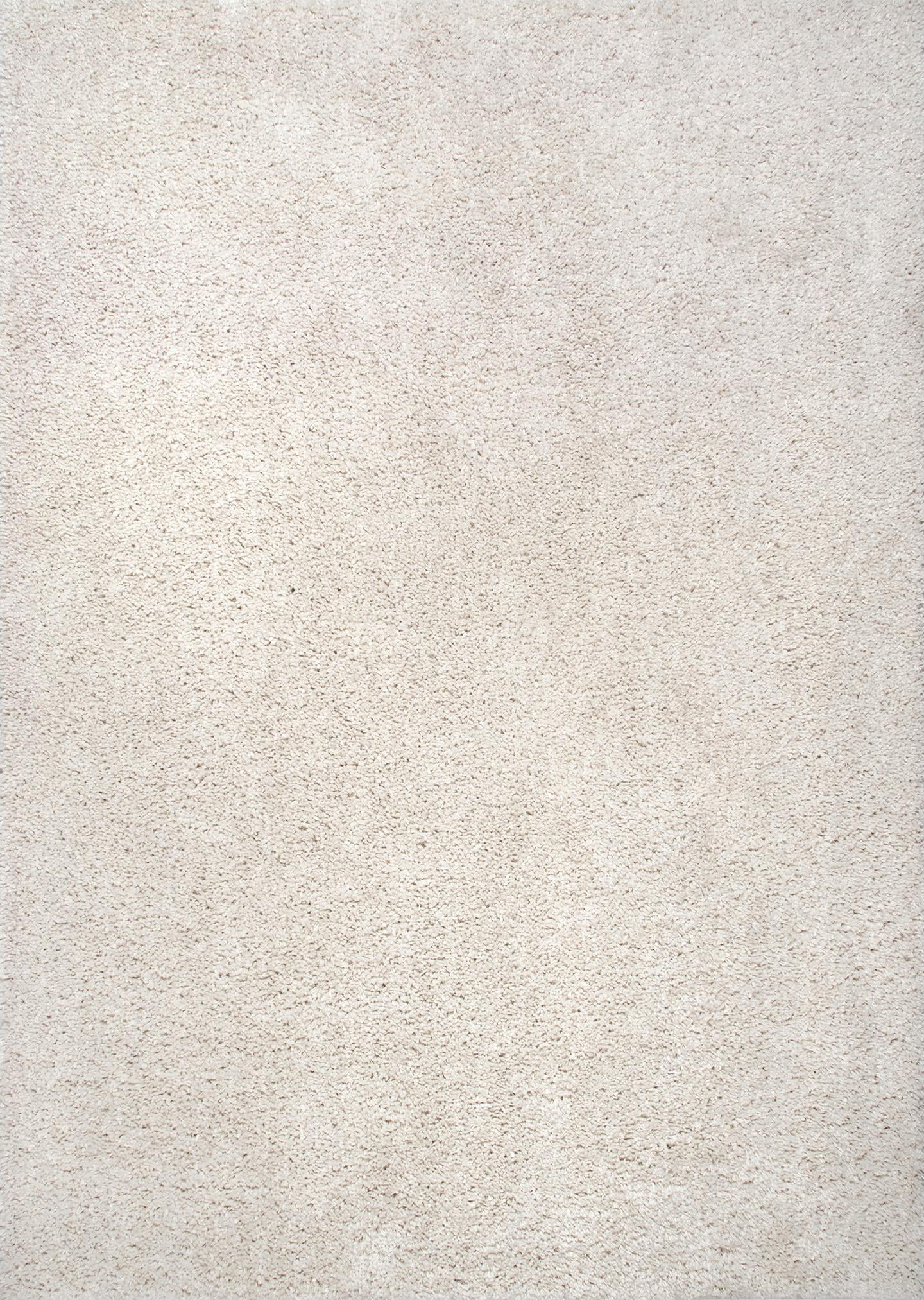 nuLOOM Polypropylene Arash Soft Solid Shag Area Rug or Runner