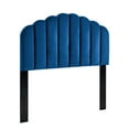 thumbnail image 1 of Veronique Full/Queen Performance Velvet Headboard - Navy, 1 of 4