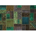 thumbnail image 1 of Ahgly Company Indoor Rectangle Oriental Turquoise Blue Modern Area Rugs, 5' x 8', 1 of 4
