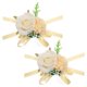 thumbnail image 1 of Uxcell Corsage Artificial de Muñeca Flor Corsage para Prom Accesorio de Fiesta de Boda Champagne 2Pack, 1 of 1