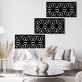 thumbnail image 2 of POSHIONS Decorative Metal Privacy Screen Panel Fencing 47" x 71",Star(3 pcs), 2 of 5