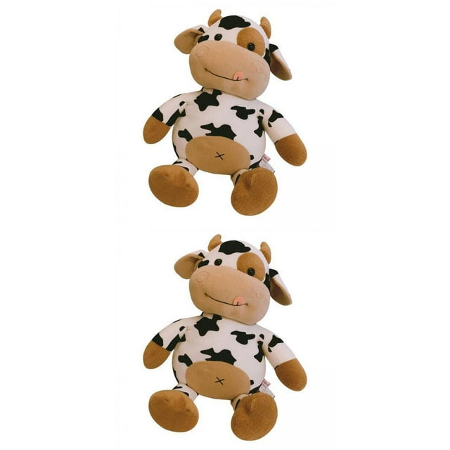 2 muñecas de peluche de simulación de pequeña muñeca de peluche suave para decoración del hogar