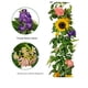 thumbnail image 2 of Advancent Guirnalda de flores artificiales para colgar, simulación de vid, estilo nórdico, camino de mesa, decoración de boda, arco, foto Decoración, 2 of 6