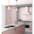 thumbnail image 2 of Progress Lighting Mystic 1-Light Pendant, Steel, Brushed Bronze, Etched White Glass Shade, 2 of 13
