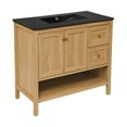 thumbnail image 4 of Swiss Madison SM-BV241MB Chateau 36" Free Standing Single Basin Vanity Set - Golden Oak /, 4 of 6