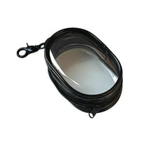 Hovmgk PVC Data Cable Storage Bag, Transparent Charger Organizer, Mobile Phone Accessory Bin, Multi-Elastic Loop Mesh Pocket, Electronic Accessory Supplies, Electronic Device Users, Travelers