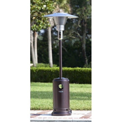 Hammered Bronze Prime Round Patio Heater by Well Traveled Living