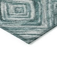 thumbnail image 4 of Addison Rugs Chantille Indoor/Outdoor Transitional Diamonds Teal Washable Rectangle Rug, 10' x 14', 4 of 6