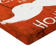 thumbnail image 2 of Ambesonne New Year Fitted Sheet, Keep Calm Humor Words, Full Size, Vermilion White, 2 of 3